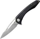 Kubey Merced Linerlock Black G10 Folding AUS-10 Drop Point Pocket Knife 345A