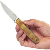 Kubey JL Ultem Sandvik 14C28N Drop Pt Fixed Blade Knife w/ Sheath 356C