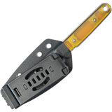 Kubey JL Ultem Sandvik 14C28N Drop Pt Fixed Blade Knife w/ Sheath 356C