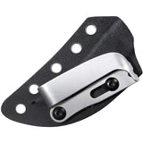 Kubey Hydra EDC Grey 14C28N Stainless Steel Fixed Blade Knife 362A