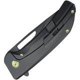 Kubey Hyperion Framelock Black Titanium Folding S35VN Drop Pt Pocket Knife 368B