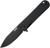 Kubey NEO Linerlock Blackout G10 Folding AUS-10 Clip Point Pocket Knife 371B