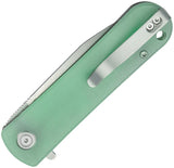 Kubey NEO Linerlock Jade G10 Folding AUS-10 Clip Point Pocket Knife 371C