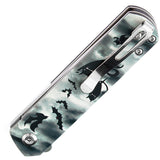 Kansept Knives Foosa Linerlock G10 Cat & Bat Linerlock Folding Knife x2020t4