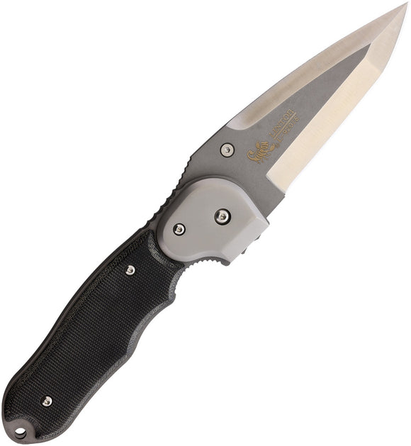 Linton Cutlery Large Duke Micarta Tactical Linerlock Folding Pocket Knife 92018