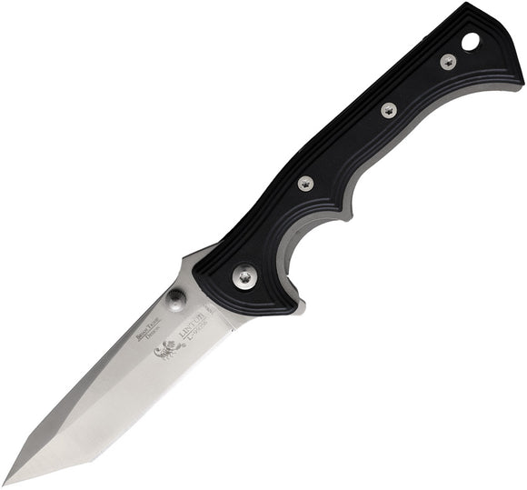 Linton Cutlery Linerlock Black GFN Folding Stainless Pocket Knife 95056