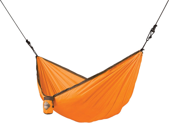 La Siesta Single Orange Ultra Light Parachute Silk Holds 395 lbs Travel Outdoor Hammock