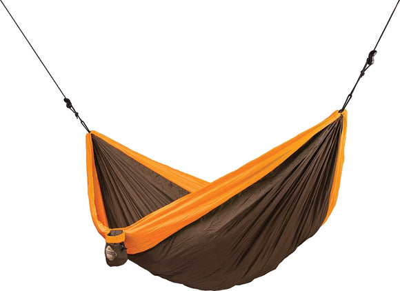 La Siesta Orange Parachute Silk Double Holds 395 lbs Travel Outdoor Hammock