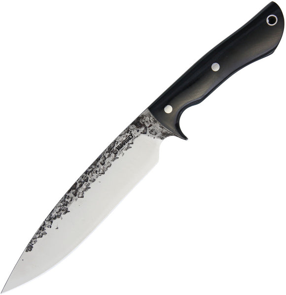 Lon Humphrey Custom Knives Ranger Black Micarta Fixed Blade Knife 034