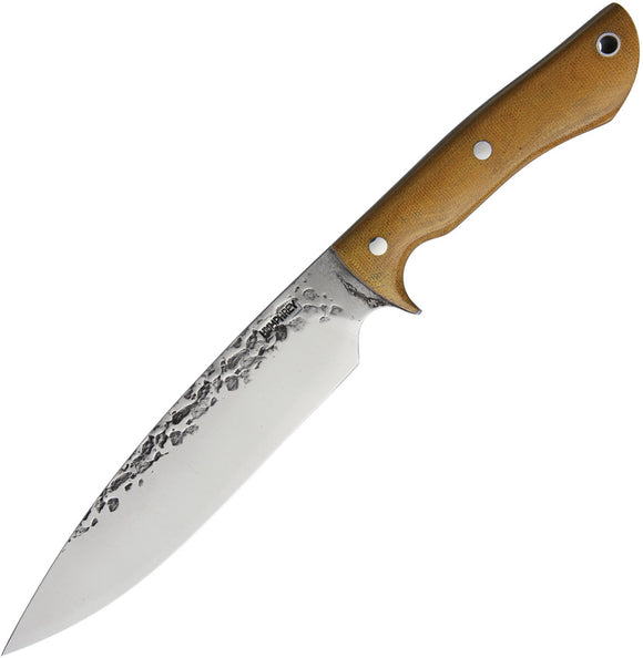 Lon Humphrey Custom Knives Ranger Natural Micarta Fixed Blade Knife 036