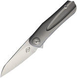 Liong Mah Designs Hawk Framelock Titanium Folding Bohler M390 Pocket Knife H
