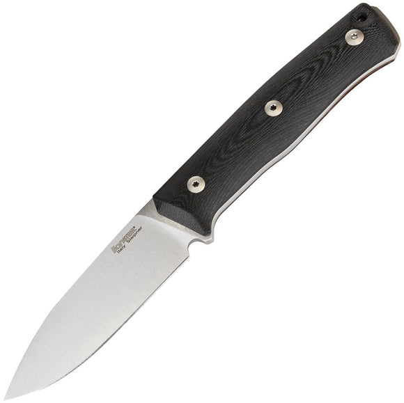 LionSTEEL B35 Fixed Blade Knife Black G10 Sleipner Steel w/ Belt Sheath B35GBK
