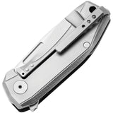 LionSTEEL Nano Framelock Black Micarta & Titanium Folding MagnaCut Knife NA01CVB
