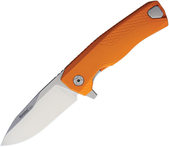LionSTEEL ROK Framelock Orange Aluminum Folding Bohler M390 Pocket Knife ROKAOB