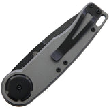 Mantis Gearhead Linerlock Gray Aluminum Handle Pocket Knife 2024DP