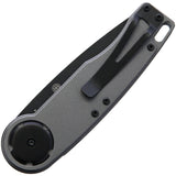 Mantis Gearhead Linerlock Gray Aluminum Handle Tanto Knife 2024T