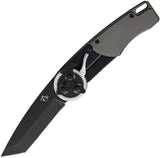 Mantis Gearhead Linerlock Gray Aluminum Handle Tanto Knife 2024T