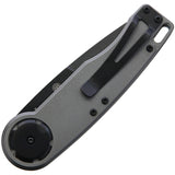 Mantis Gearhead Folding Pocket Knife Grey Aluminum 440C Stainless Drop Pt 2026DP