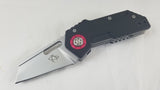 Mantis Pit Boss Black Folding Pocket Knife G-10 Handles MT9