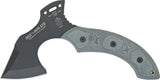 TOPS Knives MAX the Mini Axe Fixed Ax Head Blade Black Linen Handle Knife