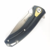 Maxace Balance M Pocket Knife Linerlock Black G10 Folding M390 Blade MBM201