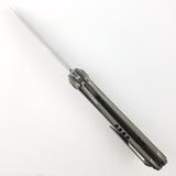 Maxace Amber III Pocket Knife Carbon Fiber & Titanium Folding Bohler M390 MCA301
