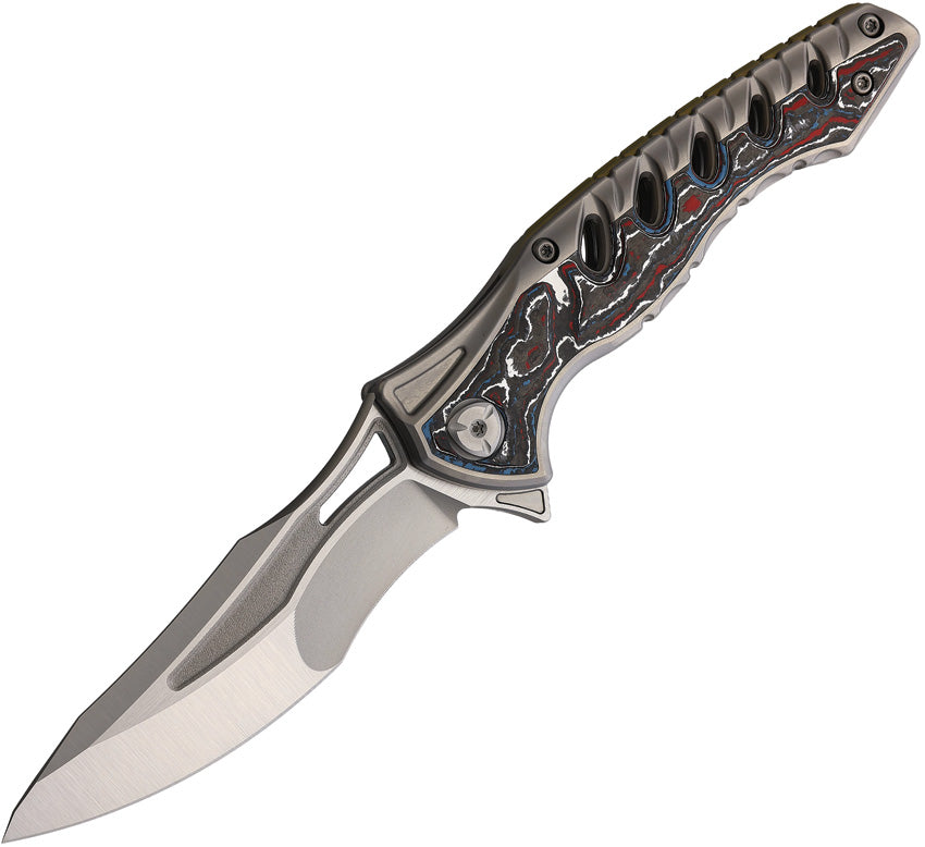Maxace Hive 2.0 Framelock Titanium & Carbon Fiber Folding M390