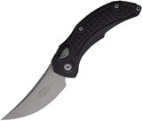 Microtech Automatic Brachial Knife Button Lock Black Aluminum Apocalyptic Blade 268A10AP