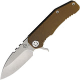 Medford 187F Framelock Bronze Titanium Folding D2 Tool Steel Pocket Knife 001DTQ36A1