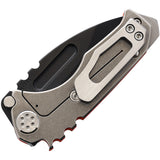 Medford Micro Prag Framelock Orange G10 Folding Pocket Knife 009SPD11TM