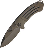 Medford Theseus Folder Grey Titanium Folding Knife 040DJ31PT