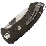 Medford Theseus Framelock Bronze Titanium Folding S35VN Pocket Knife 040ST31PT