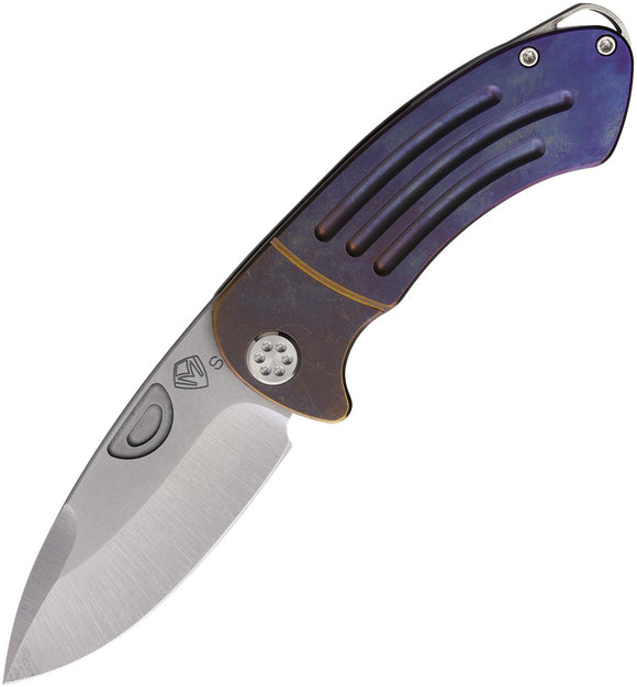 Medford Theseus Bronze & Violet Titanium Folding S35VN Pocket Knife 040STQ39A5