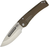 Medford Slim Midi Framelock Bronze Titanium Folding S35VN Knife 201STD36A1