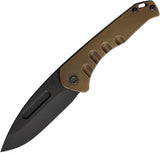 Medford Praetorian Slim Framelock Bronze Titanium Folding S35VN Knife 208SPD36A1