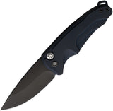 Medford Automatic Smooth Criminal Knife Button Lock Blue Aluminum S45VN Blade A39SPQ44AU