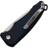 Medford Automatic Smooth Criminal Knife Button Lock Blue Aluminum S35VN Blade A39STQ44AU