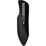 Mercury Kali Black G10 N690 Clip Point Fixed Blade Knife w/ Sheath 9KALICPBKG10