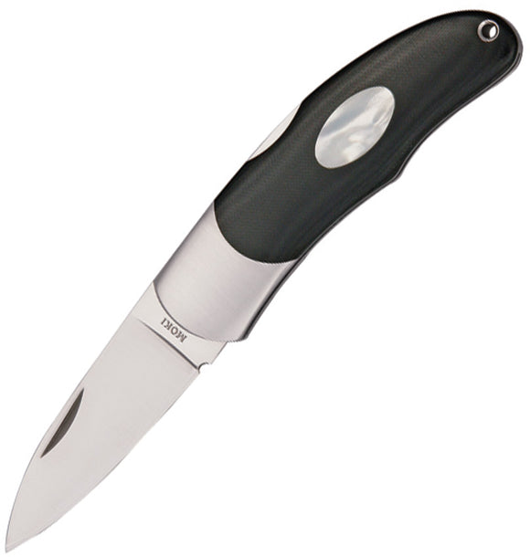 Moki Calliope Lockback Black Smooth Micarta Folding VG-10 Stainless Pocket Knife 205ME