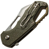 MKM - Maniago Knife Makers Isonzo Hawkbill Linerlock Green N690 Folding Knife 032