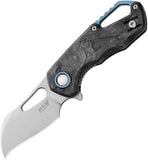 MKM-Maniago Knife Makers Isonzo Carbon Fiber Folding Hawkbill Knife FX03M1CM