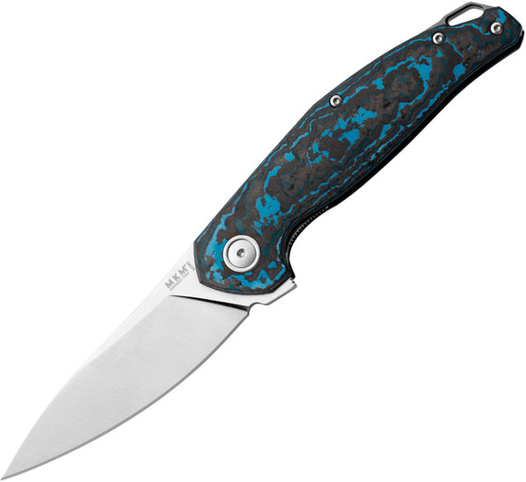 MKM-Maniago Knife Makers Goccia Linerlock Artic Storm CF Folding Knife GCCFA