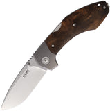 MKM-Maniago Knife Makers Hero Lockback Walnut Folding M390 Pocket Knife HRWNT