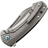 MKM-Maniago Knife Makers Colvera Framelock Lionsteel Black Folding Knife L024