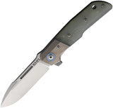 MKM-Maniago Knife Makers Clap Linerlock Titanium Folding Pocket Knife LS01GNT