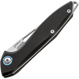 MKM-Maniago Knife Makers Cellina Slip Joint Mercury Black Folding Knife m025