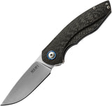 MKM-Maniago Knife Makers Timavo Linerlock Viper Carbon Fiber Folding Knife v025- On Sale