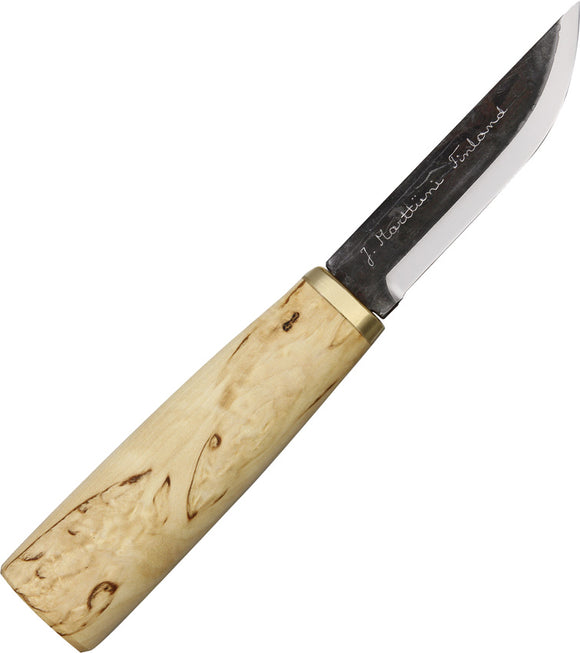 Marttiini Arctic Carving Curly Birch Carbon Steel Fixed Blade Knife 535010