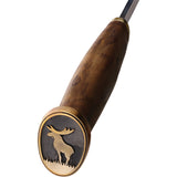 Marttiini Moose Birch Wood Carbinox Steel Fixed Blade Fixed Blade Knife w/ Belt Sheath 547012