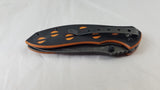 Marbles Deer Track Assisted Open Folding Orange Knife Pocket Folder Hunting - 324